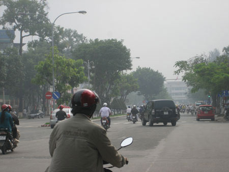 Sương mù bất thường bủa vây TP. Cần Thơ - 2