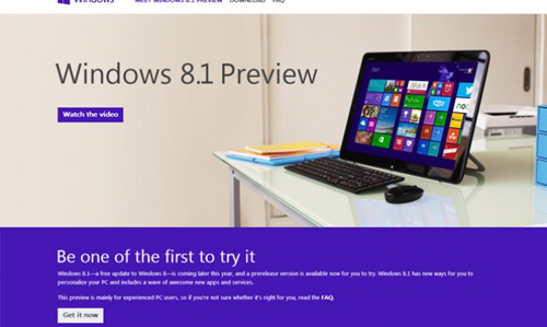 Cách tải và cài đặt Windows 8.1 bản Preview - 1