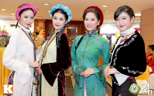 Diệu Huyền sắc lẹm với áo dài - 2