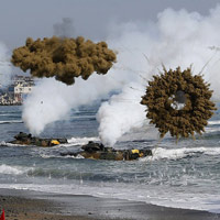 Tin tức trong ngày - Chùm ảnh: Quân đội Mỹ - Hàn tập trận đổ bộ