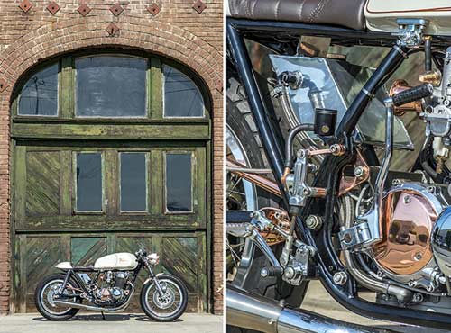 Honda CB750 tỏa sáng với đồng và crôm - 3