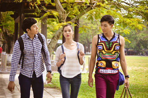 Ngọc Tình, Hữu Long đóng phim mừng Festival Huế - 4