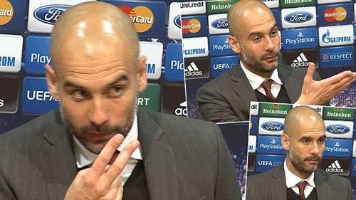 Video: Guardiola nổi cáu với phóng viên - 1