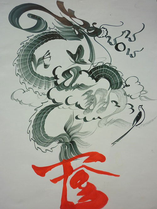 Cậu bé lớp 5 biết vẽ chữ như rồng phượng - 14