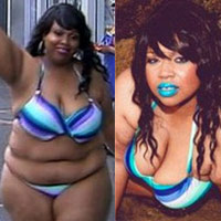 Bí quyết mặc đẹp - Cô gái 120 kg mặc bikini làm loạn đại lộ Danh Vọng