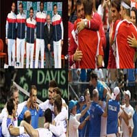 Thể thao - TK Davis Cup: Federer, Wawrinka lật ngược thế cờ