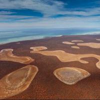 Du lịch - Đẹp ngoạn mục hồ thạch cao ở vịnh Cá mập