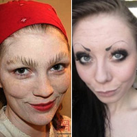 Bí quyết làm đẹp - Những cặp chân mày khiến phái mạnh hoảng hốt