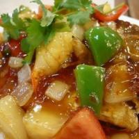 Ẩm thực - Ngon tuyệt hảo cá chim xốt trái cây