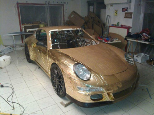Porsche 911 Gold "nhái" giá 380 triệu đồng - 7