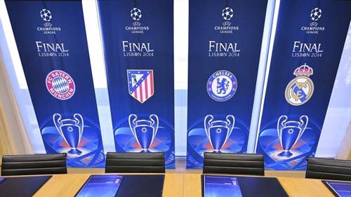 Bán kết Cúp C1: Real - Bayern, Atletico - Chelsea - 3