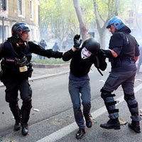 Tin tức trong ngày - Italia: Rome tê liệt vì biểu tình chống chính phủ