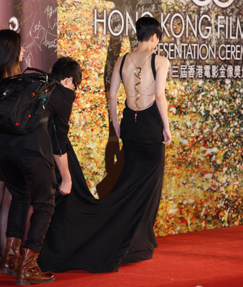 Sao Hoa ngữ lộng lẫy trên thảm đỏ Kim Tượng - 13