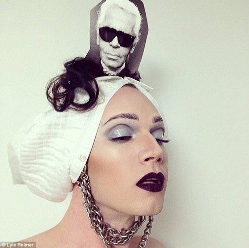 Chàng trai nổi tiếng nhờ trang điểm kỳ quặc - 5