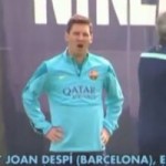 Bóng đá - Messi ngáp ngủ, uể oải trên sân tập