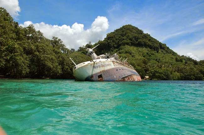 Hiện nay, con tàu MS world Discoverer vẫn đang nằm trong vùng vịnh Roderick thuộc đảo Nggela, bang Florida (Mỹ).
