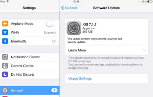 Apple bất ngờ tung bản cập nhật iOS 7.1.1 - 1