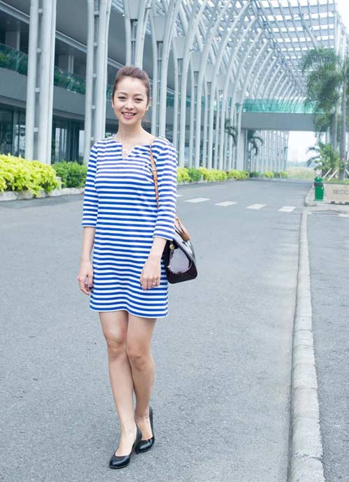 Hà Anh khoe váy cotton 200 ngàn đồng - 6