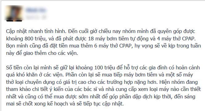 Góp cả tỷ đồng mua máy thở cho bệnh nhi nhiễm sởi - 1