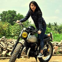 Ô tô - Xe máy - Honda LA Street Tracker phục chế cho dân phượt