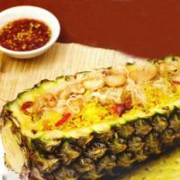 Ẩm thực - Cơm chiên trái thơm ngon miệng, “ngon mắt”