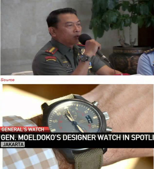 Tướng Indonesia gặp rắc rối vì đeo đồng hồ hàng hiệu - 3
