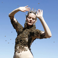 Ảnh ấn tượng: Nghệ sĩ khiêu vũ với hàng nghìn con ong