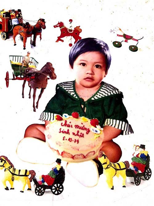 Ảnh thơ ấu dễ thương của sao Việt - 9