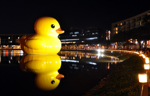 Háo hức xem con vịt cao bằng tòa nhà 6 tầng ở TPHCM - 2