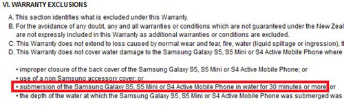 Xác nhận Galaxy S5 Mini có tính năng chống nước - 1