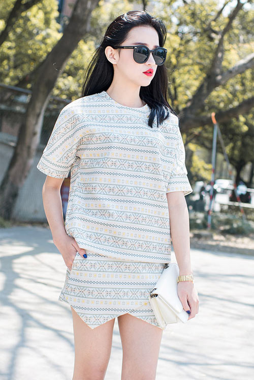 Gu ăn mặc nữ tính của hot girl Hong Kong - 8