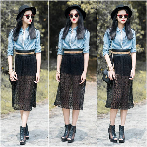 Gu ăn mặc nữ tính của hot girl Hong Kong - 9