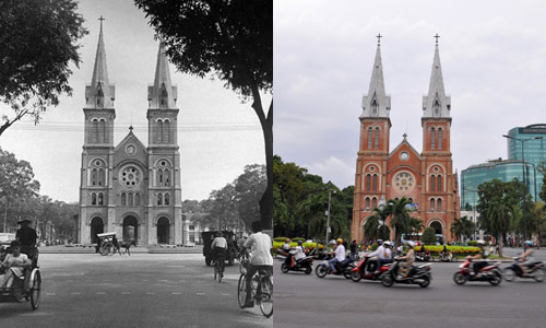 Chùm ảnh: Sự khác biệt giữa Sài Gòn xưa và nay - 6