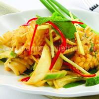 Ẩm thực - Gỏi mực chiên món ăn hấp dẫn ngày mưa