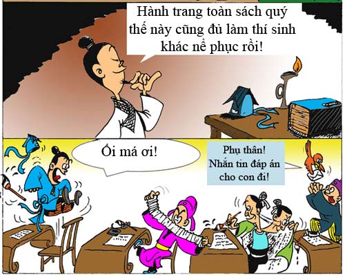 Hài cổ trang: Quay cóp có từ bao giờ? - 2