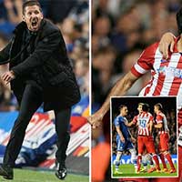 Bóng đá - Video: Simeone ăn mừng theo "phong cách Mourinho"