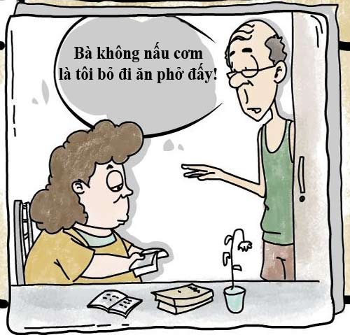 Truyện tranh: Hài hước về tình già - 3