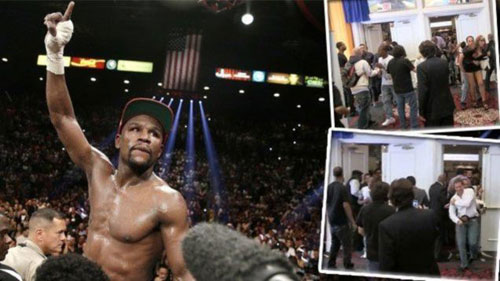 Fan giẫm đạp kinh hoàng sau đại chiến Mayweather-Maidana - 3