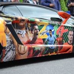 Ô tô - Xe máy - Lamborghini Aventador in hình Ronaldo, Messi đón World Cup