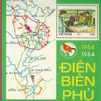 Phát hành bộ tem "60 năm chiến thắng Điện Biên Phủ"