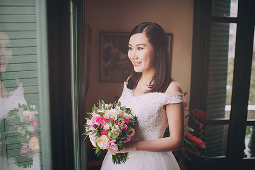 Nguyệt Ánh mơ màng làm cô dâu gợi cảm - 14
