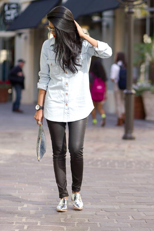 Tự tin với đồ ánh kim trên phố - 2