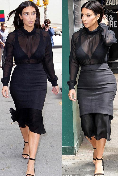 Kim Kardashian khoe áo ngực đẹp mắt - 2