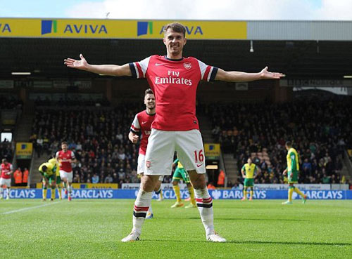Norwich - Arsenal: Ramsey tiễn đưa "chim hoàng yến" - 1