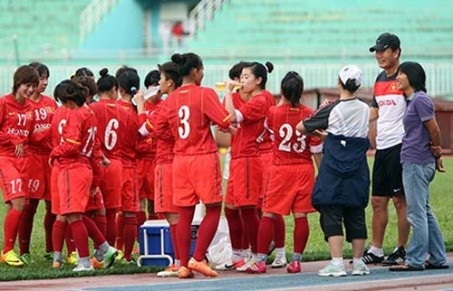 Tuyển nữ VN chuẩn bị Asian Cup 2014: Tập sút 11 m - 1