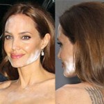 Xu hướng thời trang - Angelina Jolie lộ mặt loang lổ kỳ lạ