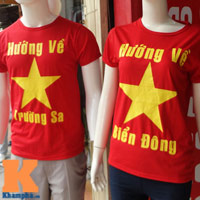 Xu hướng thời trang - Áo "Hướng về Biển Đông" nhuộm đỏ Hà Nội