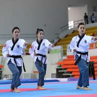 Thể thao - Taekwondo VN dự giải châu Á: 3 cô gái vàng vắng Thu Ngân