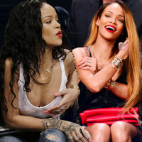 Bí quyết mặc đẹp - Rihanna khiến fan bóng rổ lóa mắt vì quá sexy