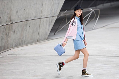 Gu thời trang của cô mẫu "lùn" cá tính - 5